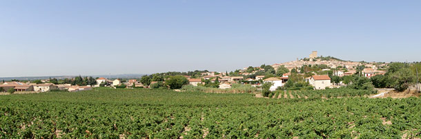 village of chateauneuf du pape
